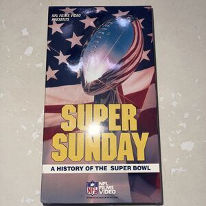 VHS 1988 NFL Super Sunday, A History Of The Super Bowl - *SEALED*